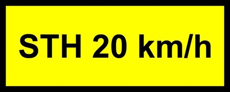 STH 20 km/h (Only for Sweden)